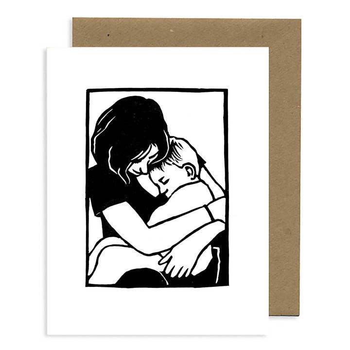 Abraço Mulher/Criança (Mãe) CARTIMPRESS CARTÃO por atacado de Lynn-oleum