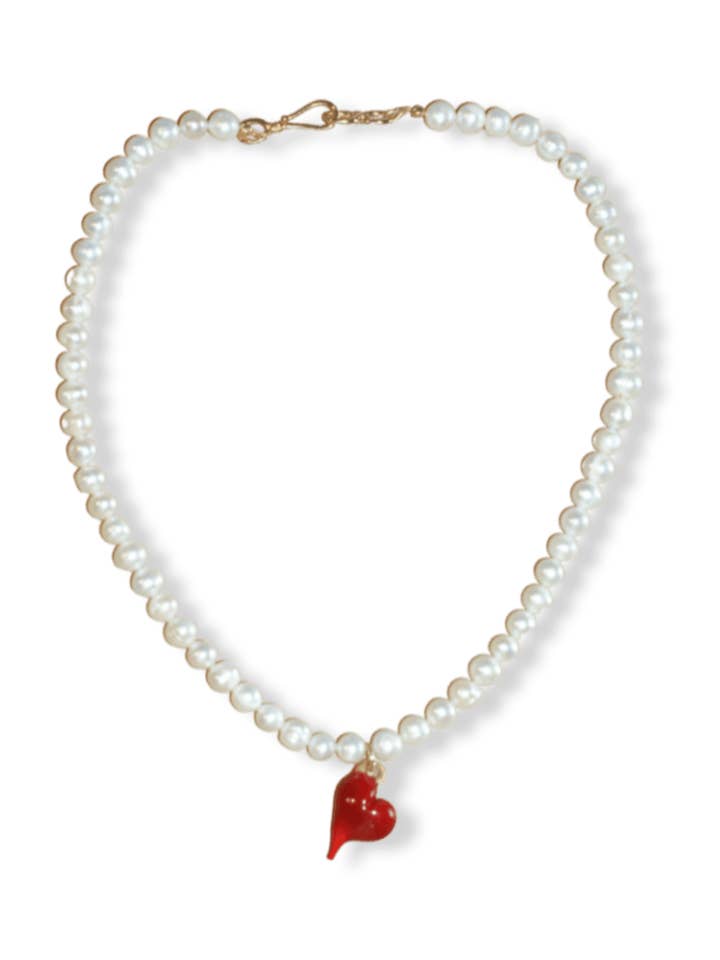 Heart of Glass Necklace for wholesale by Jean Riley Jewellery