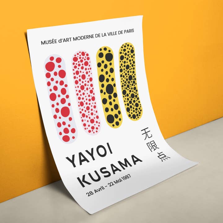 Yayoi Kusama Vernissage Poster für den Großhandel von reetro