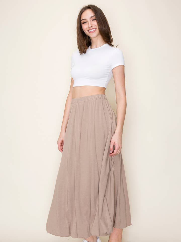 GONNA A BOLLE IN COTONE per la vendita all'ingrosso da parte di Tres Bien, Inc