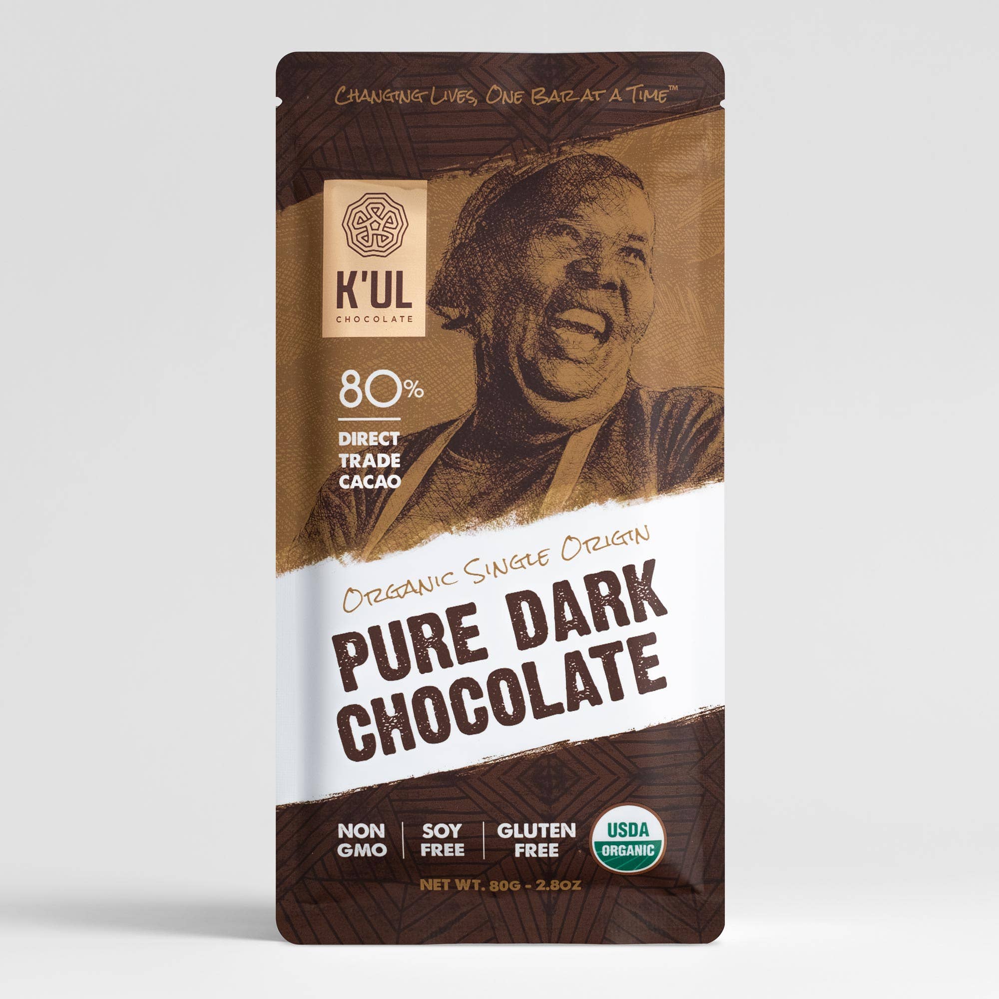 K’ul® Chocolate - Wholesale Chocolate Bar - K’UL® Pure Dark Chocolate0