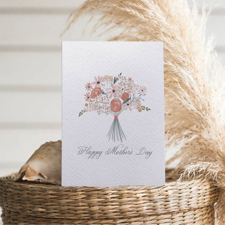 Mother's Day Bouquet Card for wholesale by Darcy Designs