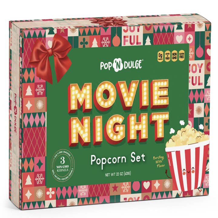 Pop 'N Dulge - Wholesale Popcorn - Christmas Movie Night Gourmet Popcorn Gift Set8
