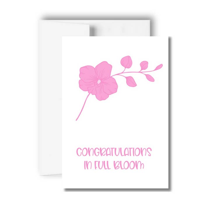 Gratulationskort i Full Blomning för wholesale av Brandi Creations Design Studio