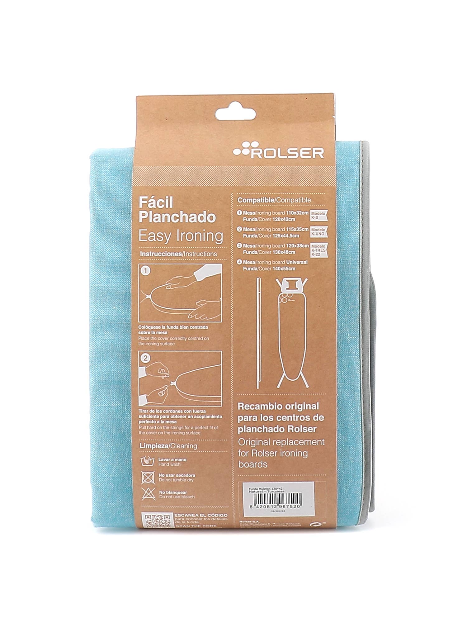 Rolser - Wholesale Ironing board - Ironing board cover S size (KS ironing board)9