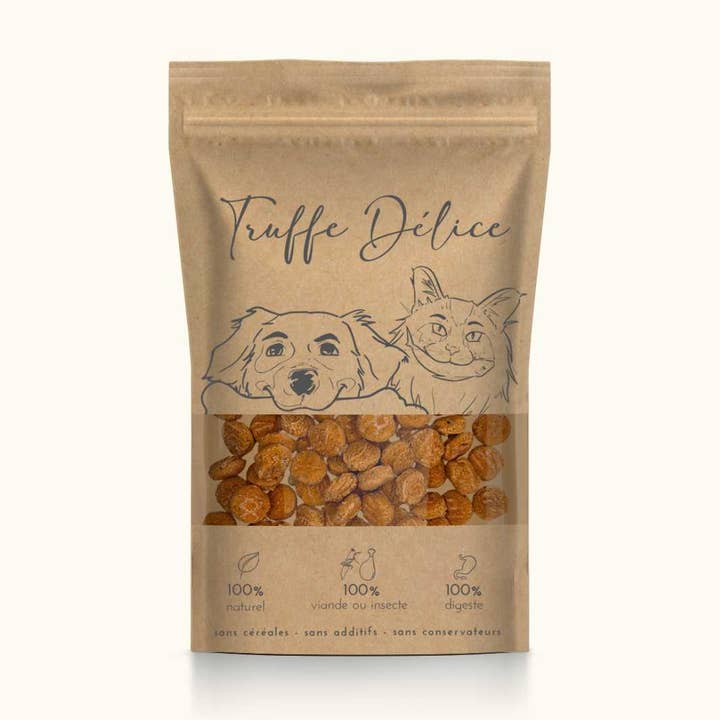 Truffe Délice - Wholesale Pet Treats - Dog - Silkworm & carrot treats2