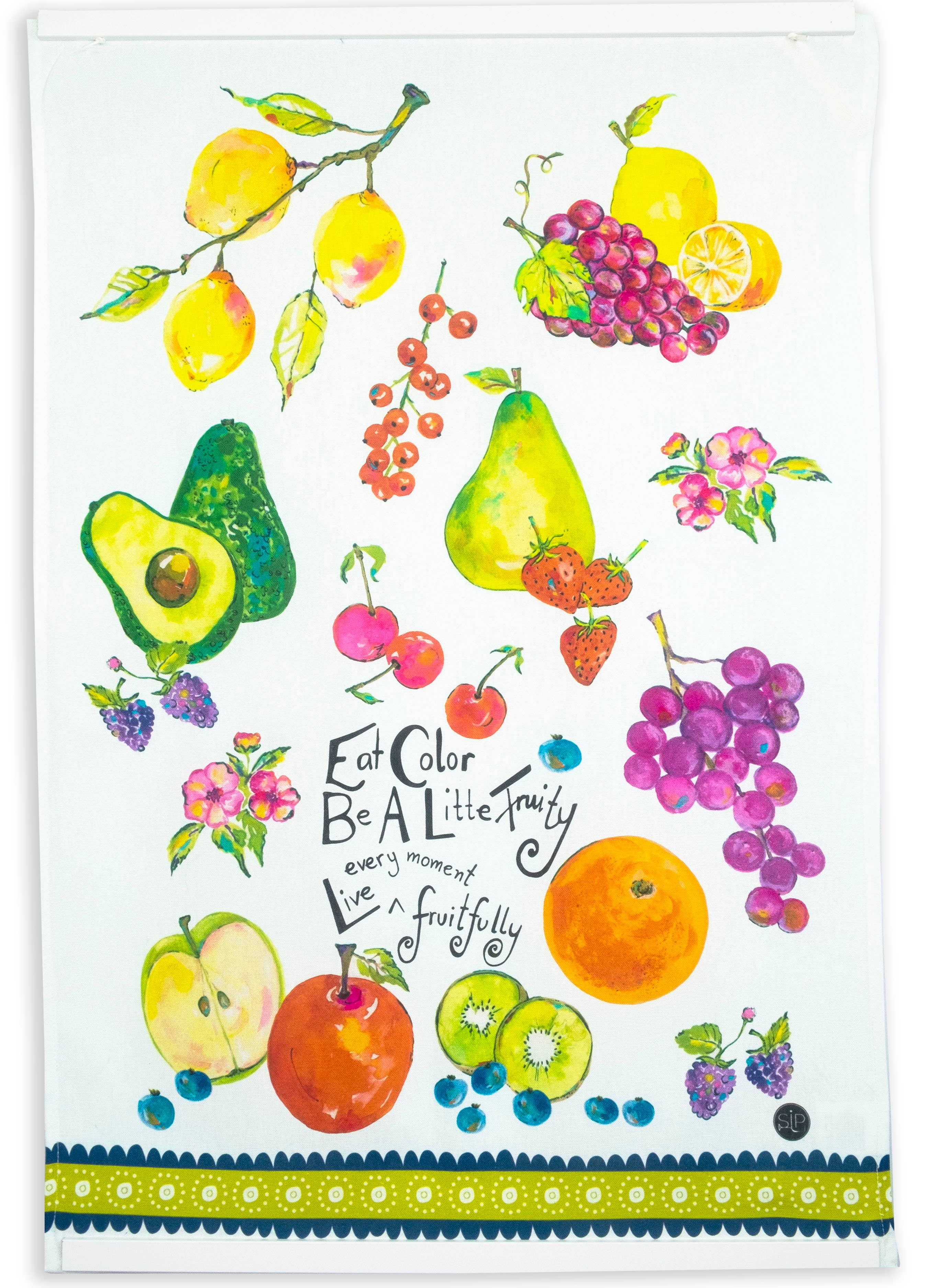 SIP - Wholesale Tea Towel - "Live Fruitfully" Kitchen Towel5