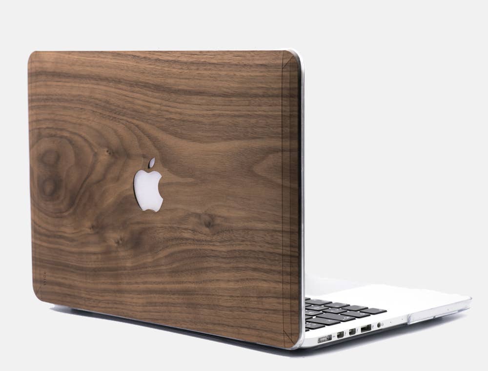 Vica Designs - Vendita all'ingrosso Custodia per laptop/tablet - Donna - Custodia MacBook in vero legno o ardesia2