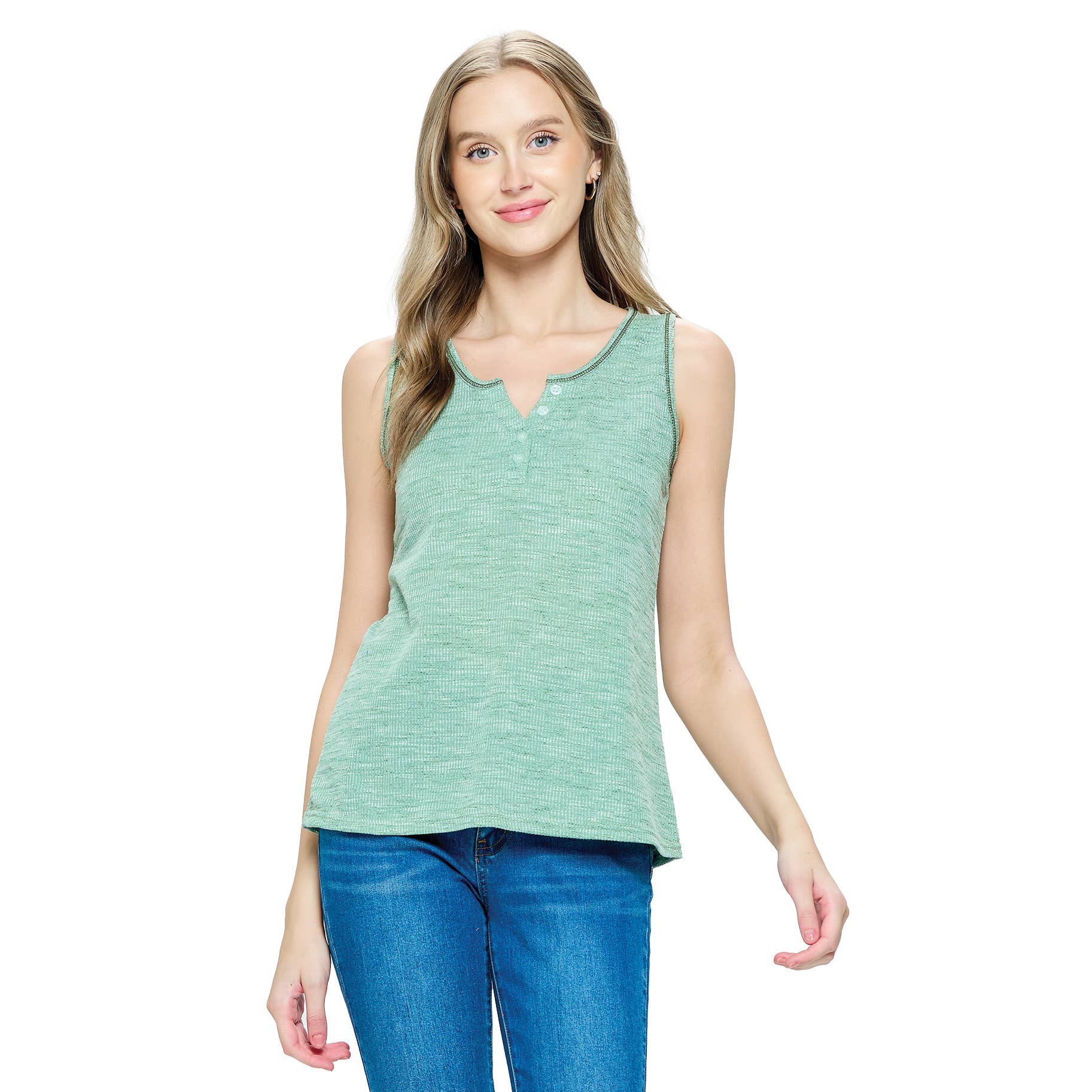 Yak & Yeti - Vente Débardeur – femme - Débardeur côtelé3