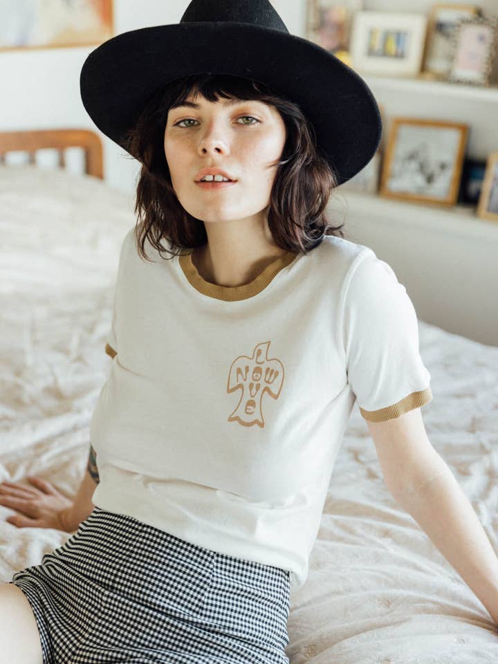 Love Now | Women's Fitted Ringer for wholesale by The Bee & The Fox