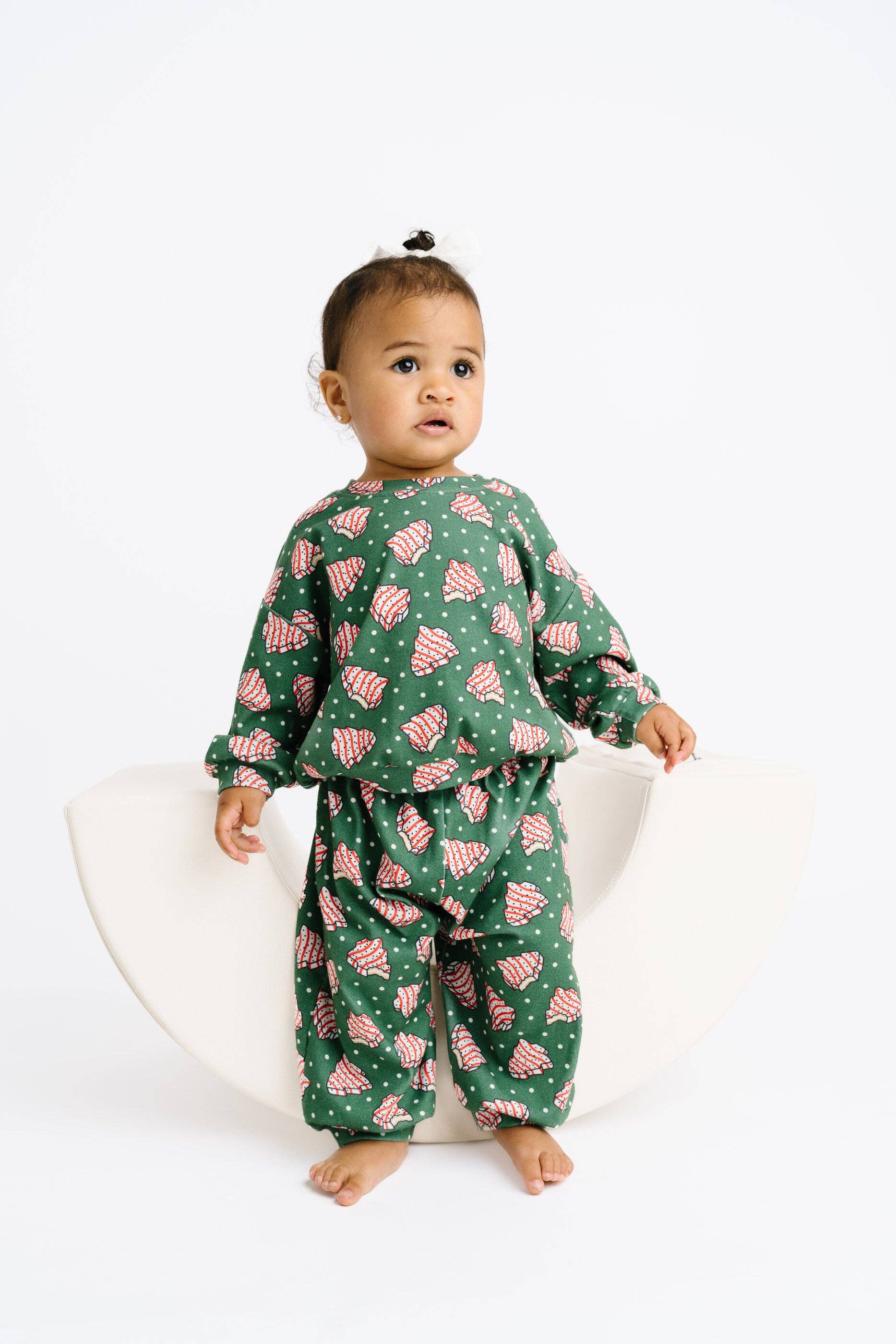 Little One Shop - Wholesale Top & Pant Set - Baby - Tree Treats Sweatsuit