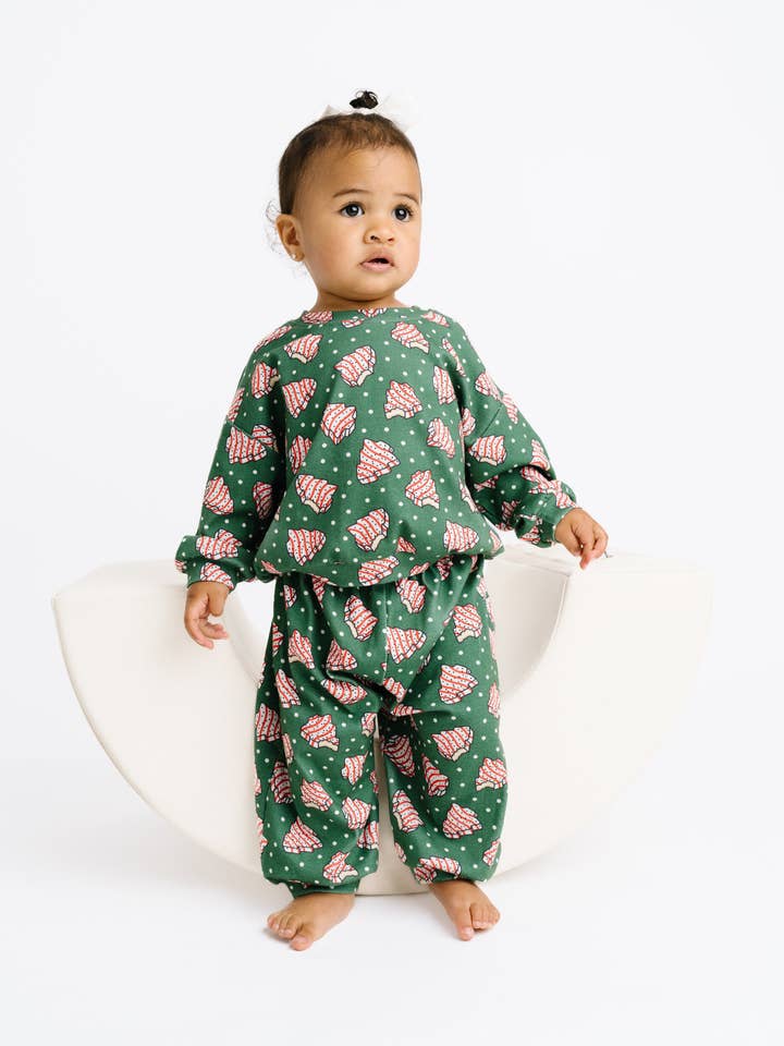 Tree Treats Sweatsuit for wholesale by Little One Shop