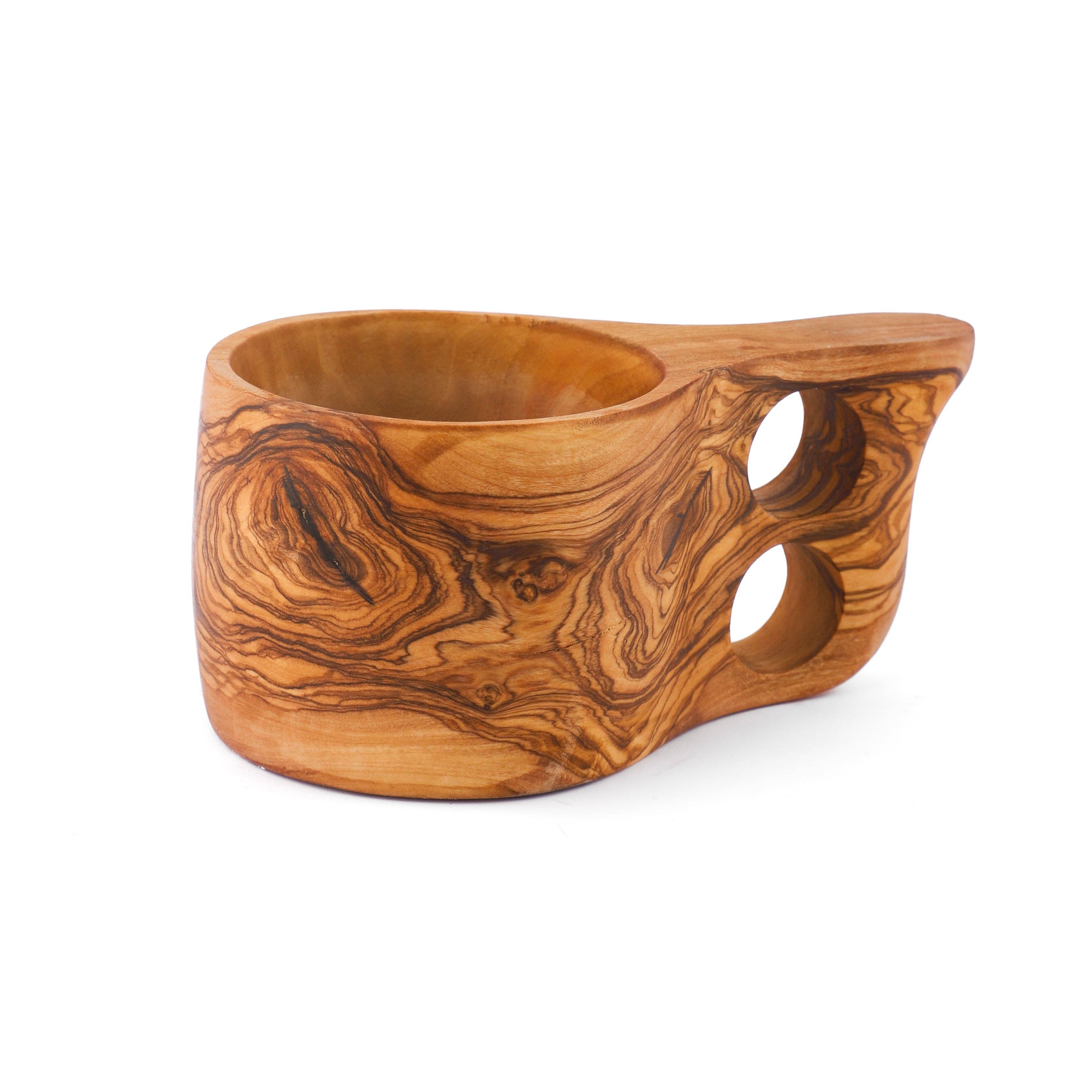 Krafts GmbH Olive Wood - Wholesale Drinking Glass/Cup - Kuksa Becher Olivenholz – Handgemacht & Outdoor-tauglich3
