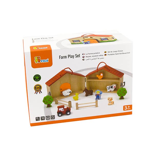 Trade Toys Limited - Wholesale Toy set – Kids - Viga Carry Farm Play Set4