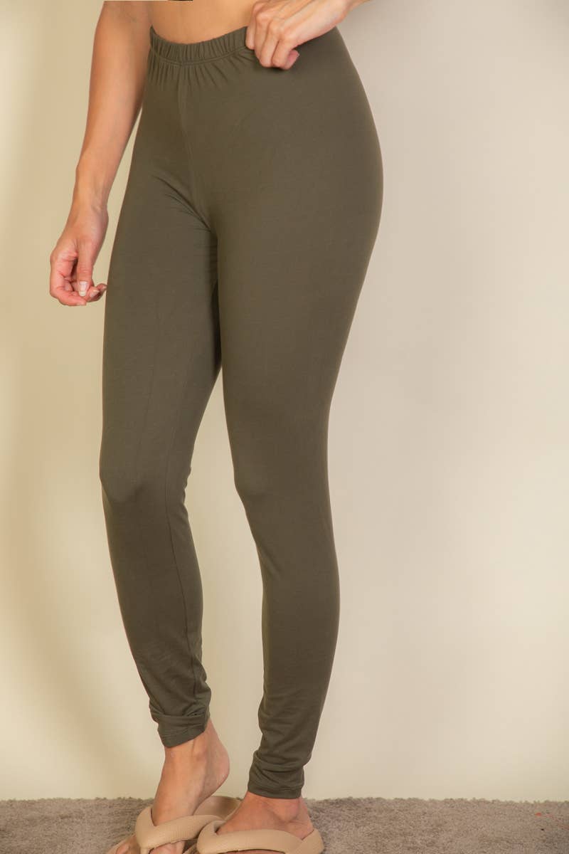 CAPELLA APPAREL - Wholesale Fashion Leggings - Women's - Basic Solid Leggings38