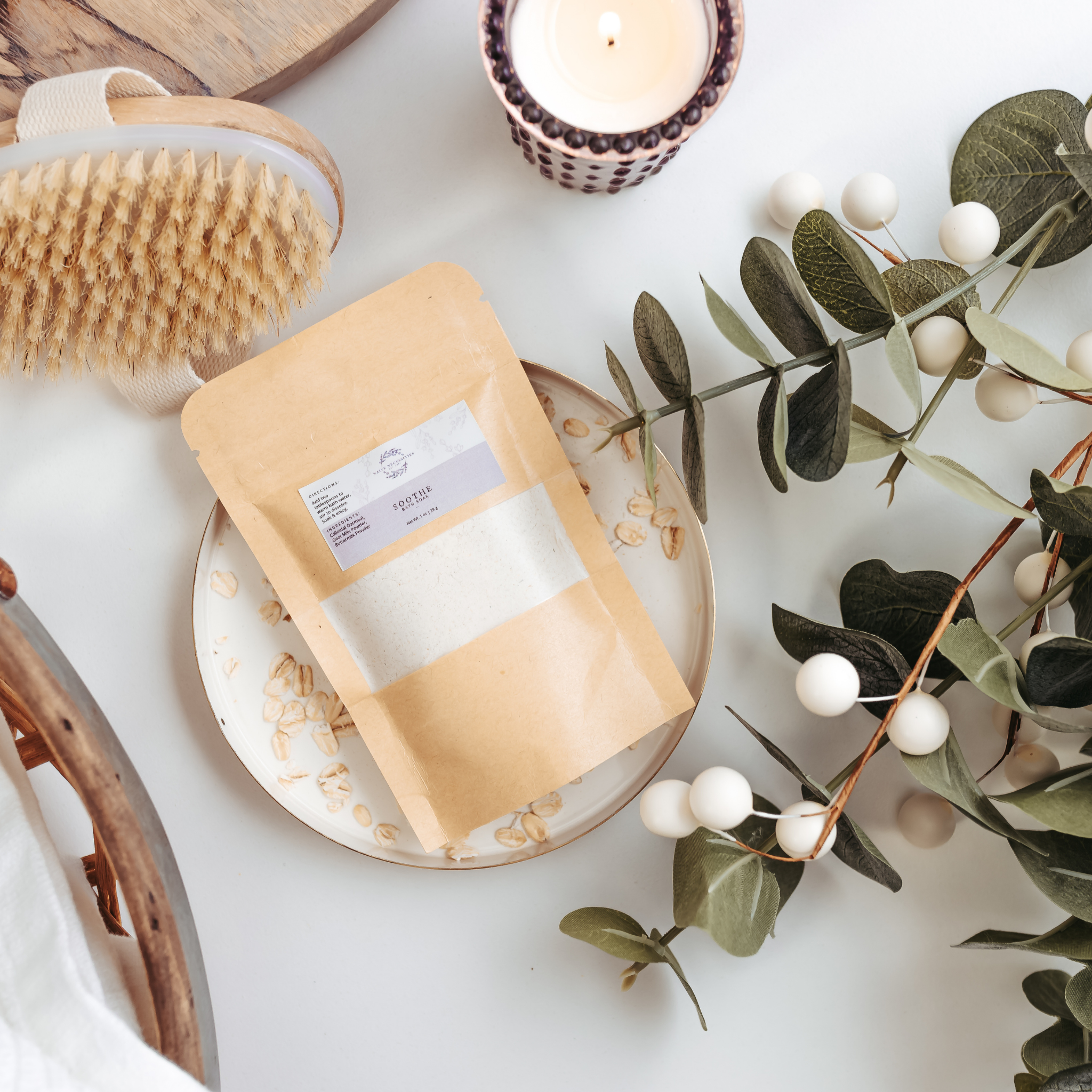 Naive Necessities - Vente Lait de bain - Trempage de bain au lait2