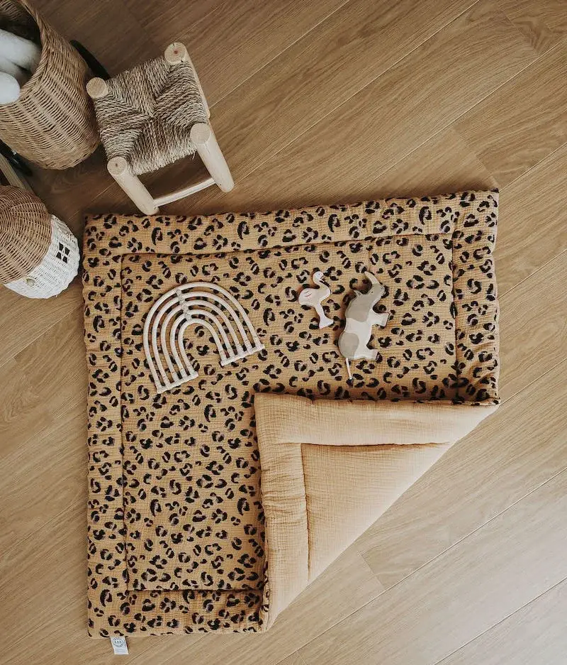 Manufacture des bébés français - Wholesale Speelmat - Kinderen en baby - Speelkleed met luipaardprint2