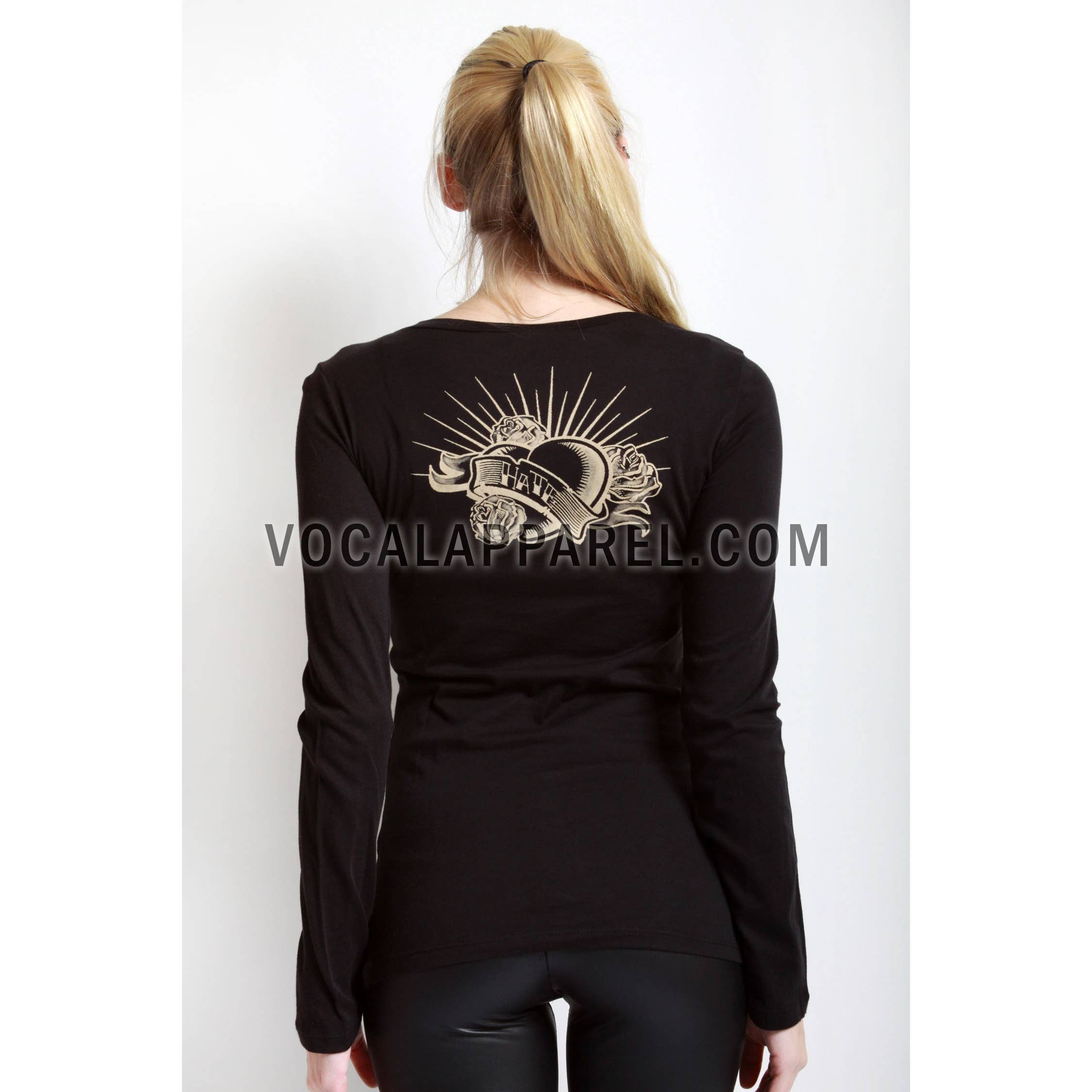 VOCAL - Wholesale Blouse - Women's - PRINTED RHINESTONE LONG SLEEVE KNIT TOP5