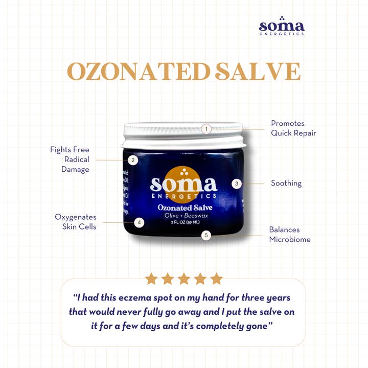Soma Energetics – wholesale Healing salve/balm/cream – Ozonated Salve3