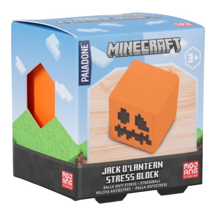 Paladone UK – wholesale Stress relief ball/dough – Minecraft Stress Blocks CDU of 121