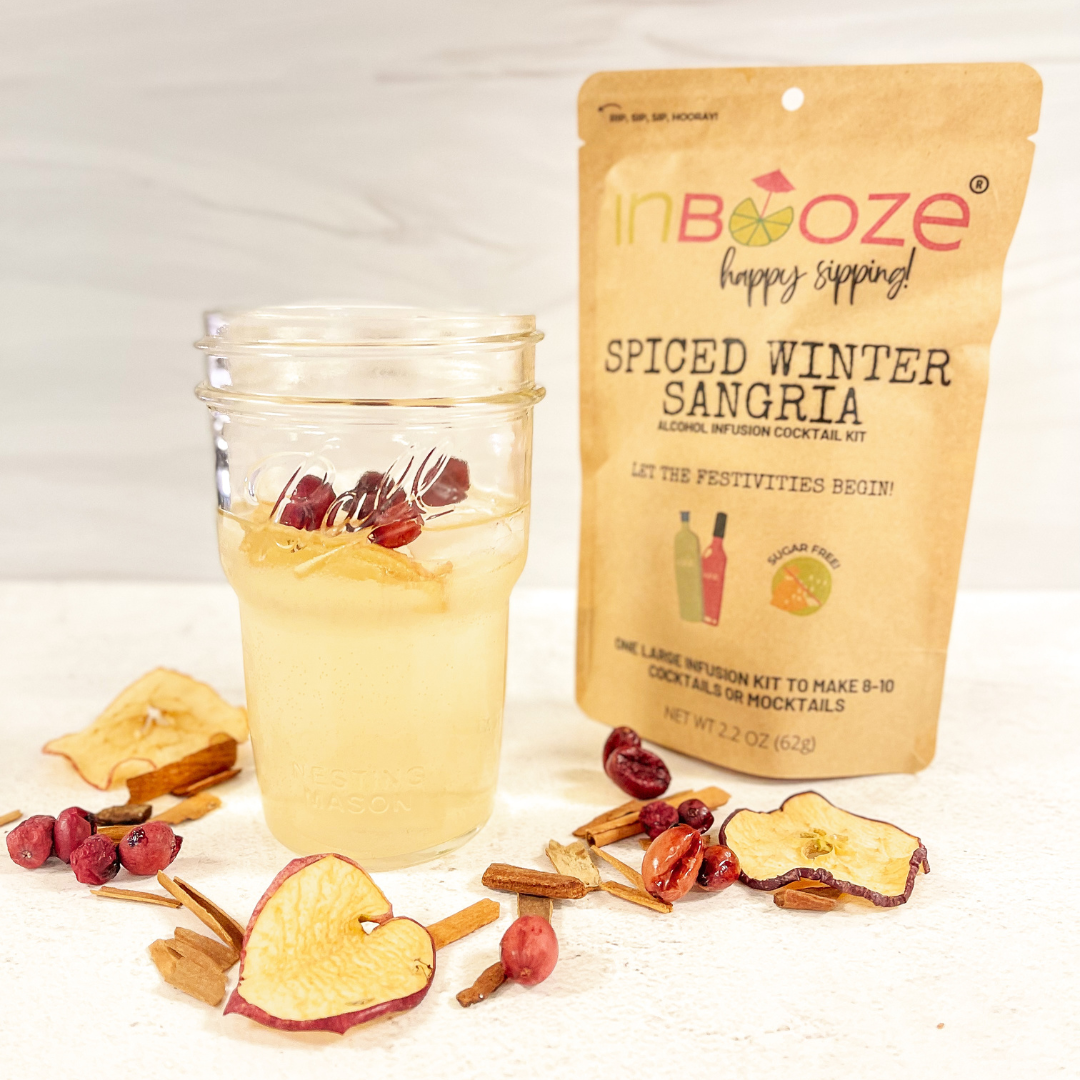 InBooze - Wholesale Cocktail Mix/Syrup - Spiced Winter Sangria Alcohol Infusion Cocktail Kit1