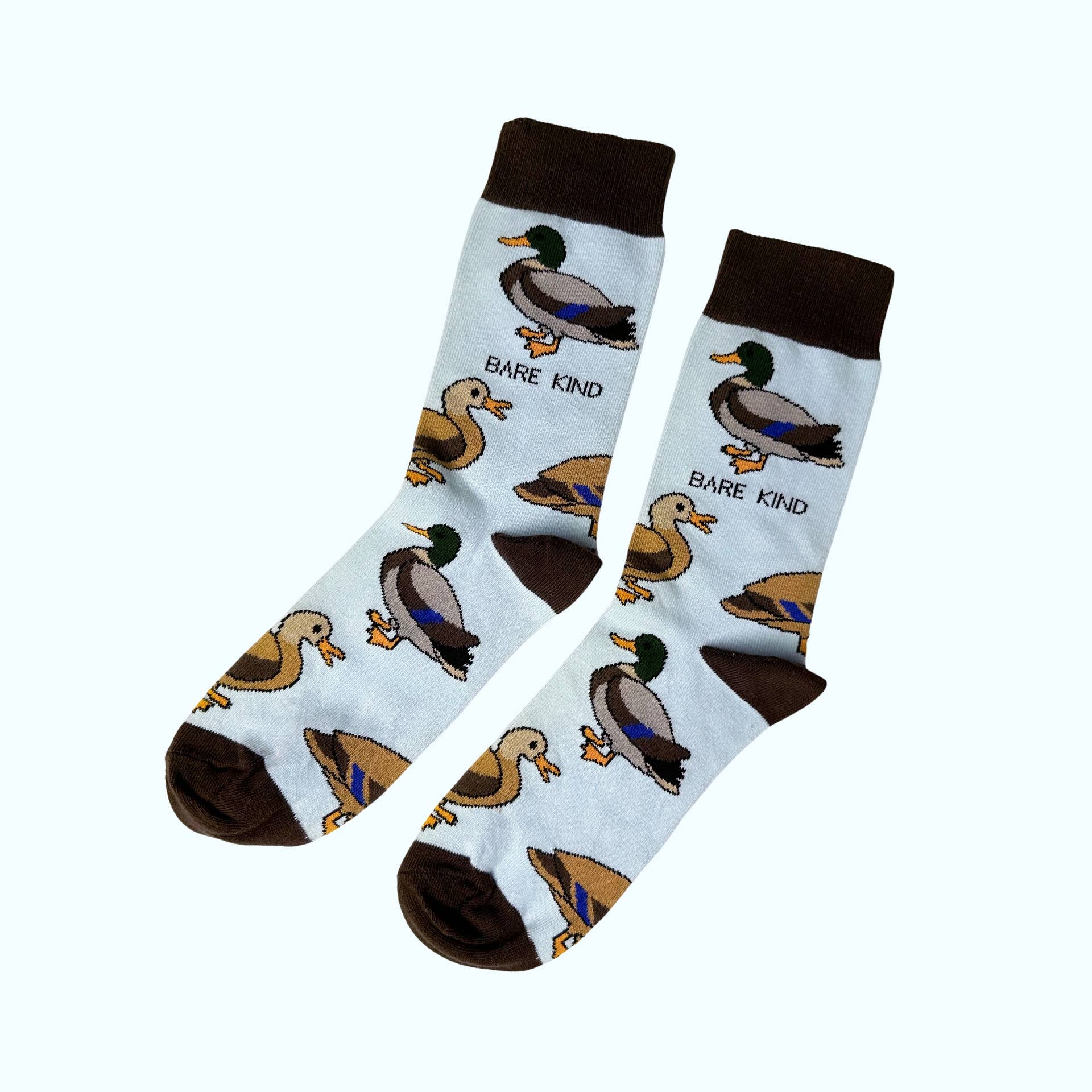 Bare Kind Socks - Wholesale Socks - Unisex - Duck Socks | Bamboo Socks | Blue Socks | Farm Socks