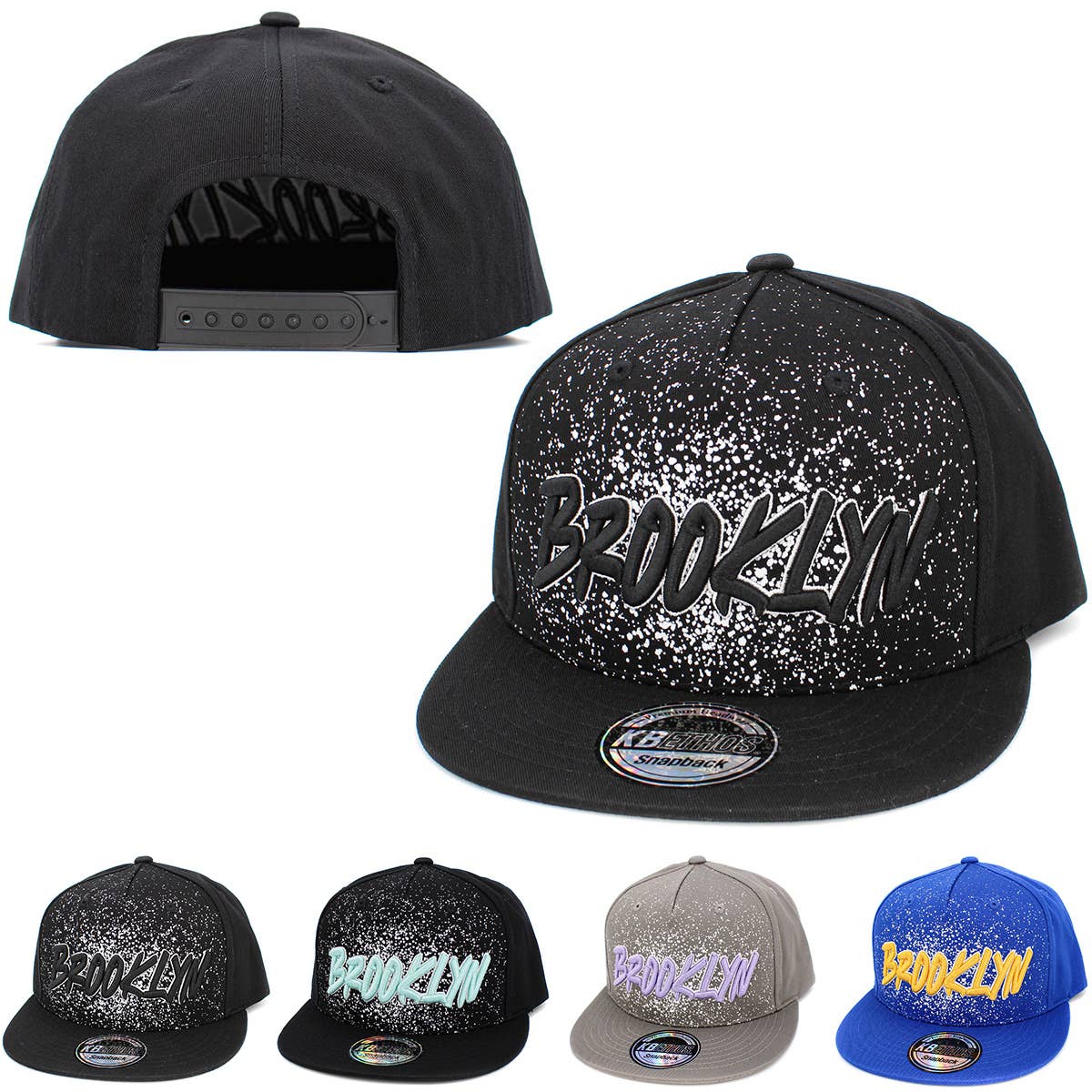 KBETHOS – wholesale Flat-brimmed cap – Men's – Brooklyn Snapback12