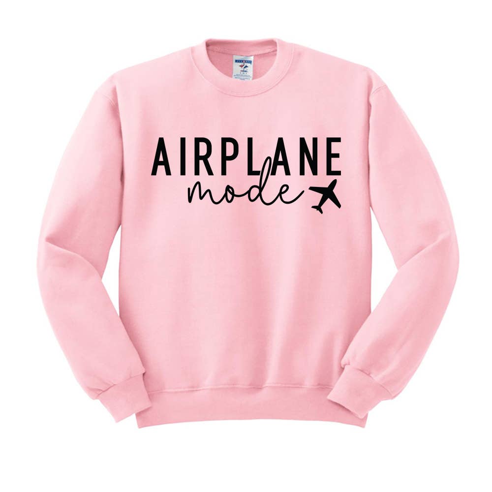 DaisyChainDesignCo - Wholesale Graphic Sweatshirt - Women's - Airplane Mode Crewneck Sweatshirt4