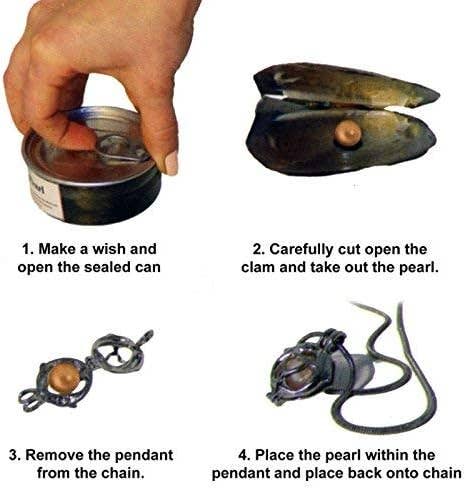 7 Star - Vente Colliers à pendentif - Kit « Bear » Love Pearl avec collier à pendentif 2