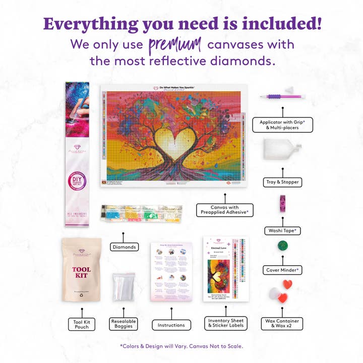 Diamond Art Club - Wholesale DIY Craft Kit - Eternal Love4