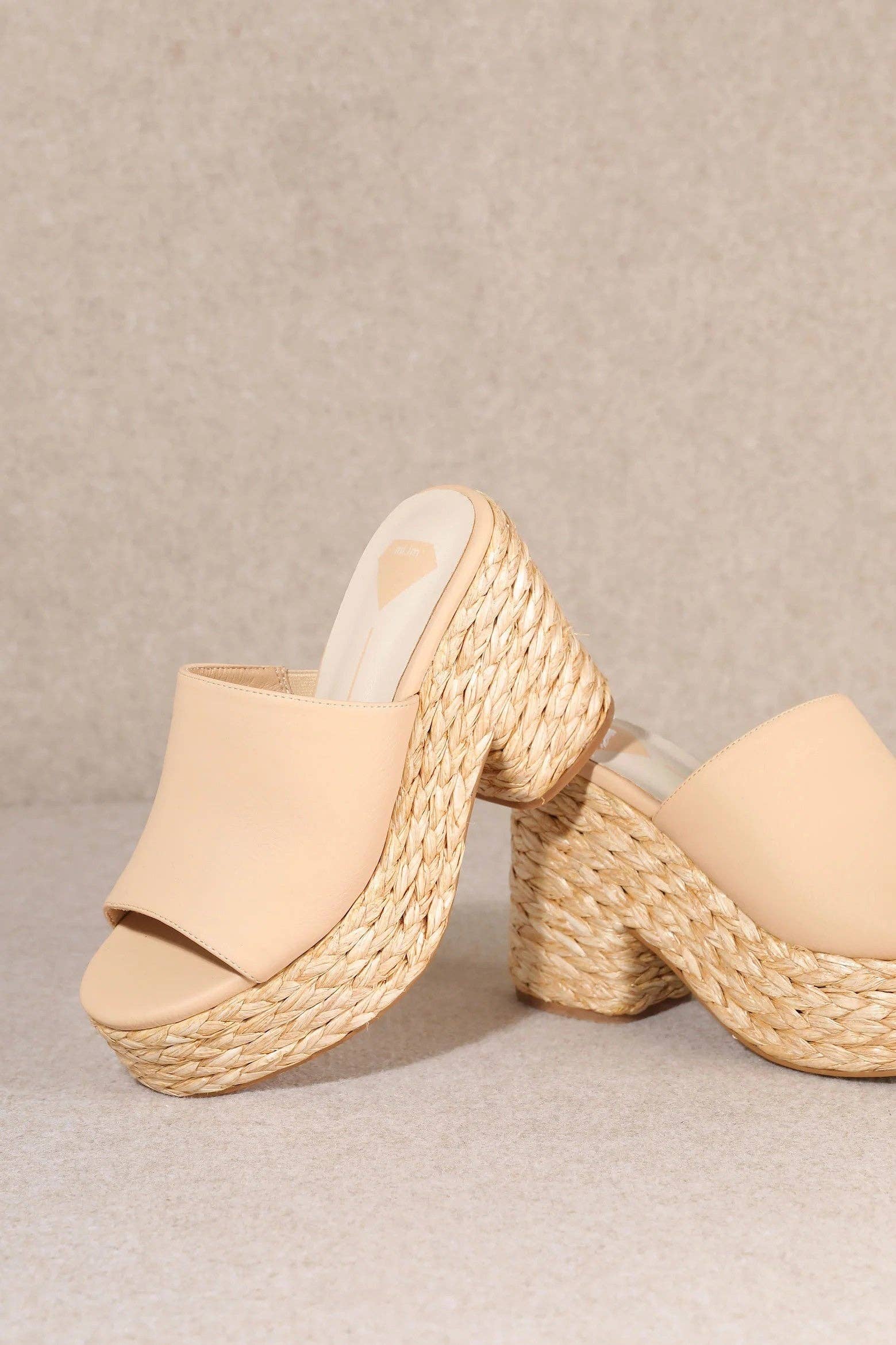 Mars Sky Shoes Wholesale - Wholesale Platform Heels - Women's - Miim ASHLYN Women Raffia Braided Chunky Platform Sandals-12 Pairs Pack-43.95/Pair2