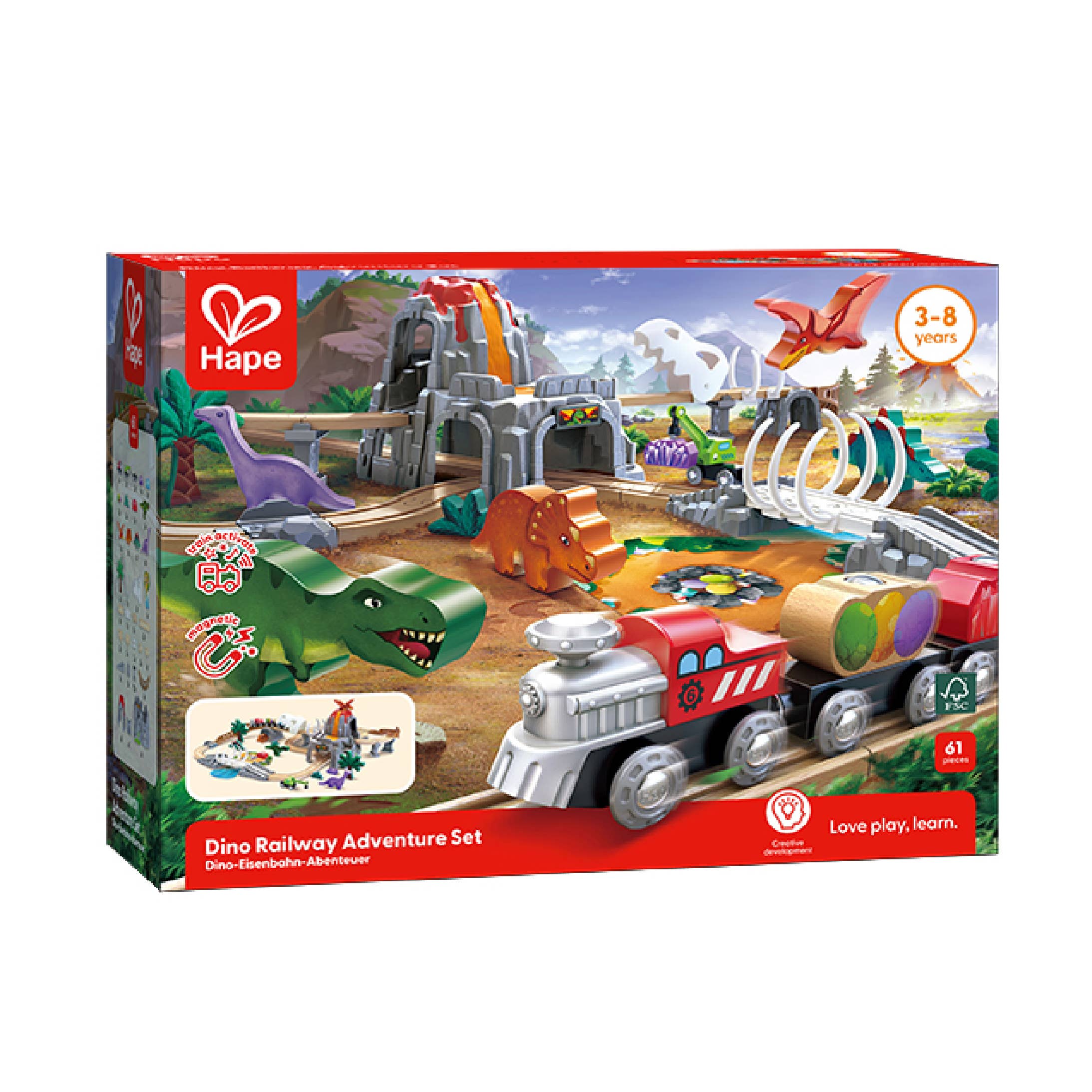 Hape Toys - Wholesale Toy Set - Kids - Dinosaur Railway Adventure Set7