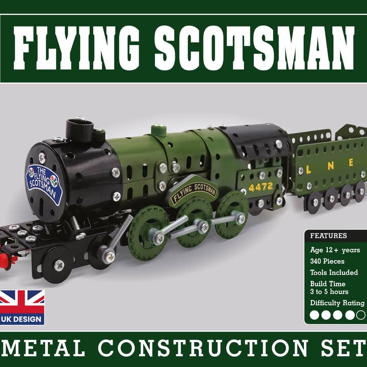 Coach House Partners – Conjunto de construção - Crianças por atacado – Kit de construção de metal Flying Scotsman3