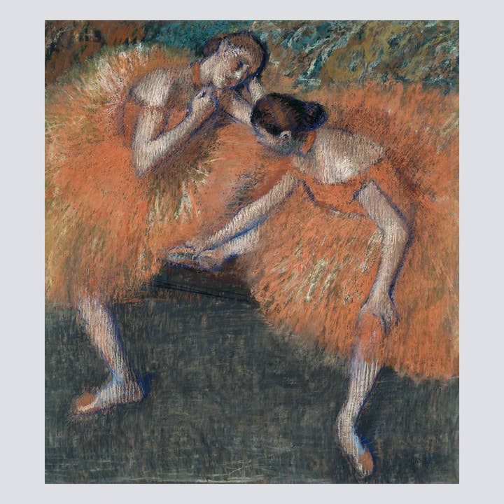 Two Dancers (c.1898) Fine Art Print for wholesale by Milisima Studio