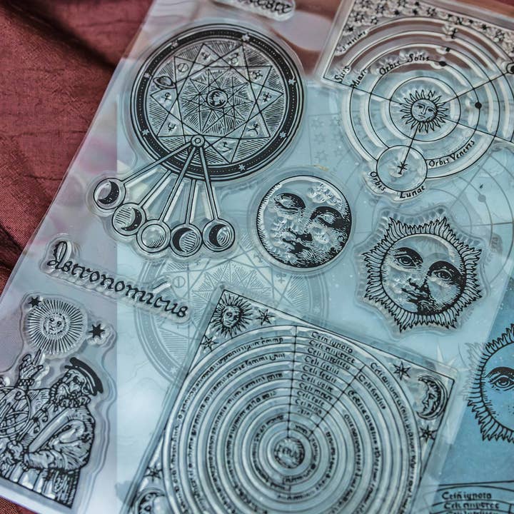 Tampons Clairs d'Astronomie pour la vente par CoraCreaCrafts