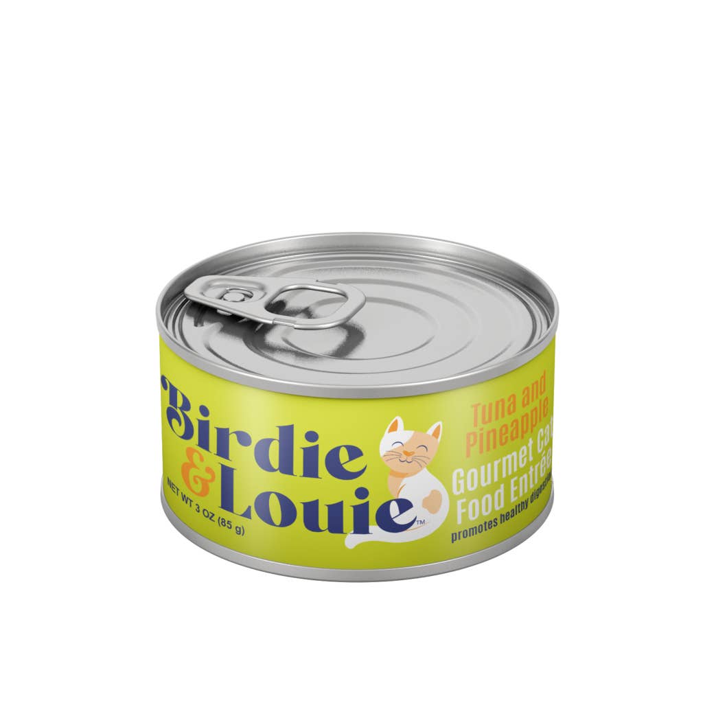 Worthy - Wholesale Pet Food - Cat - Birdie & Louie Tuna and Pineapple Wet Cat Food Cs of 12 3oz