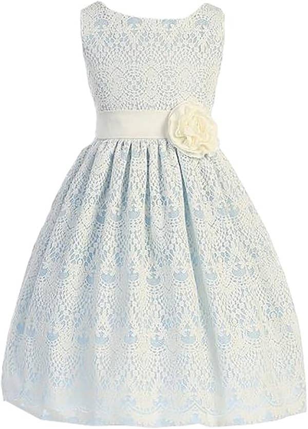 iGirlDress - Wholesale Dress - Kids - Sweet Vintage Lace Flower Girl Dress