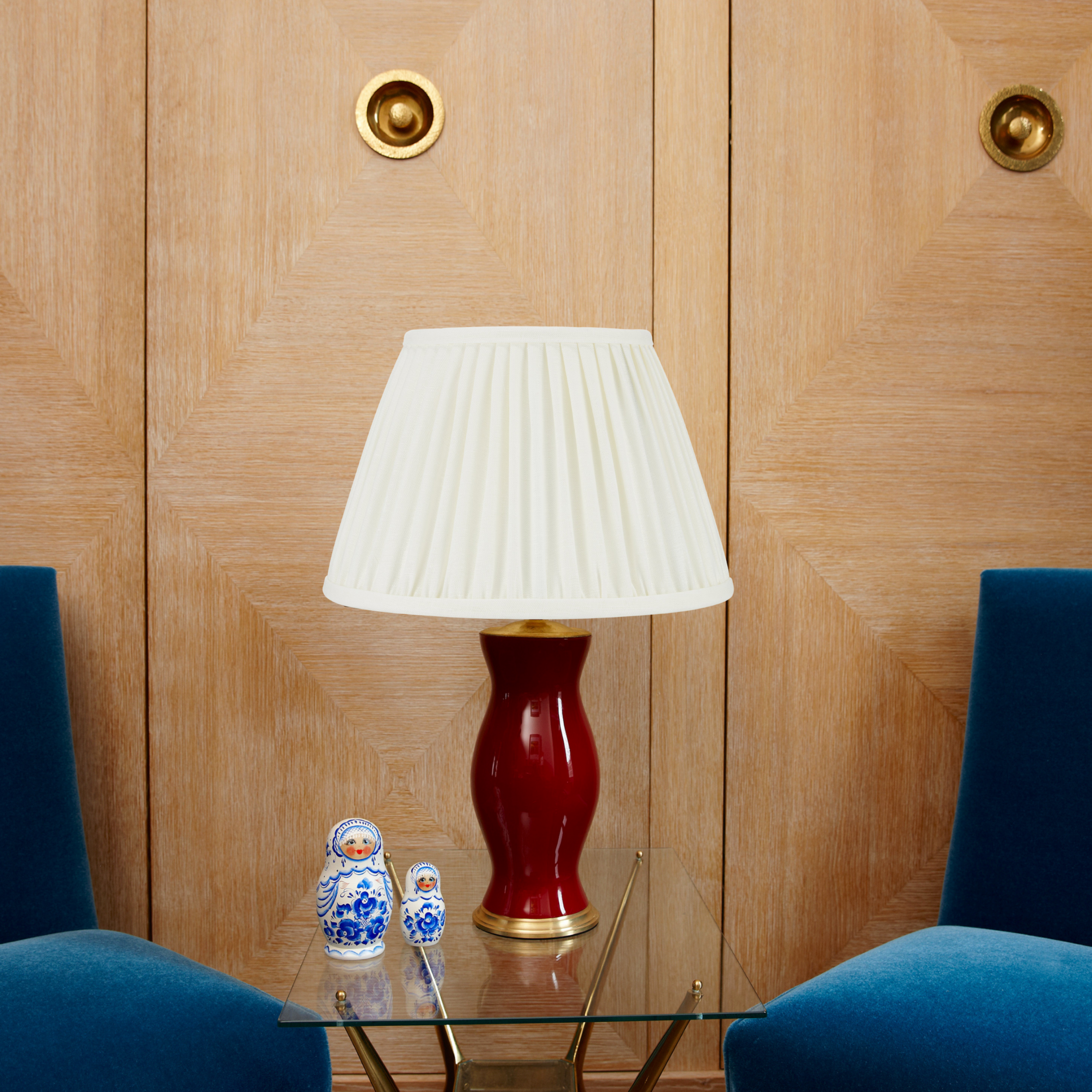 Rosanna Lonsdale – wholesale Lampshade – PLEATED LINEN LAMPSHADE IN IVORY9