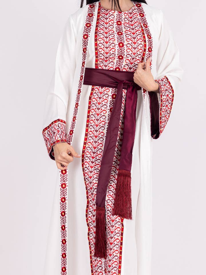 3-piece Ahlam Modest Dress Outfit for wholesale by Palestinian Elegance