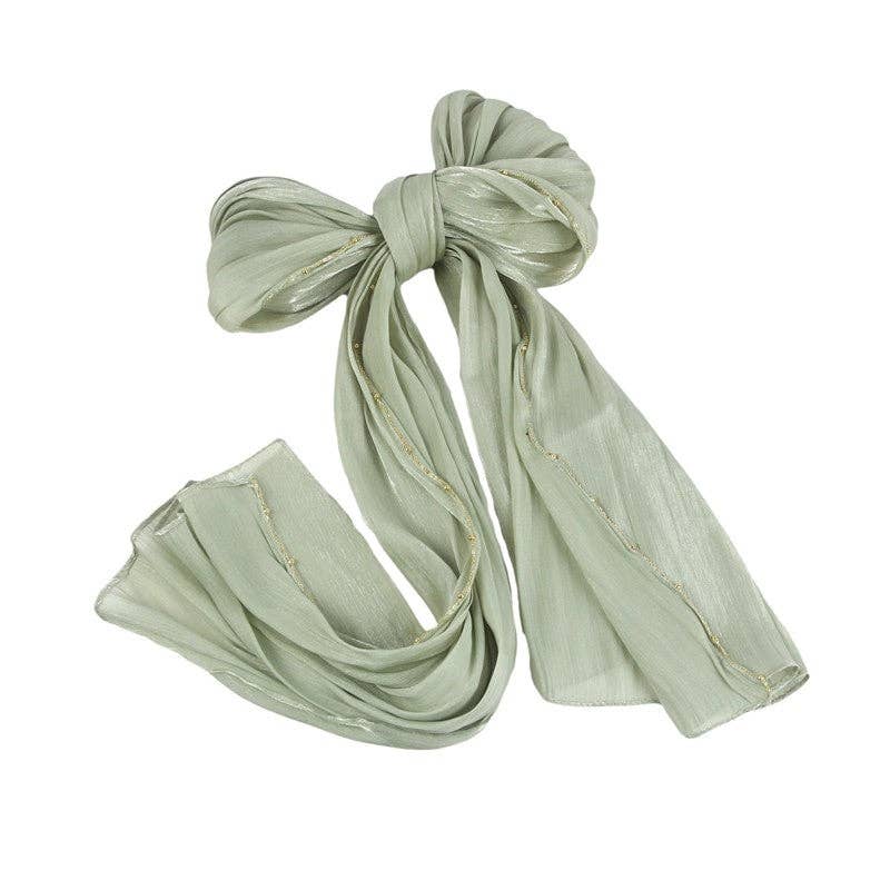 MoodGold - Wholesale Scarf - Women's - Fashion Solid Color Single Side Metal Chain Headscarf5