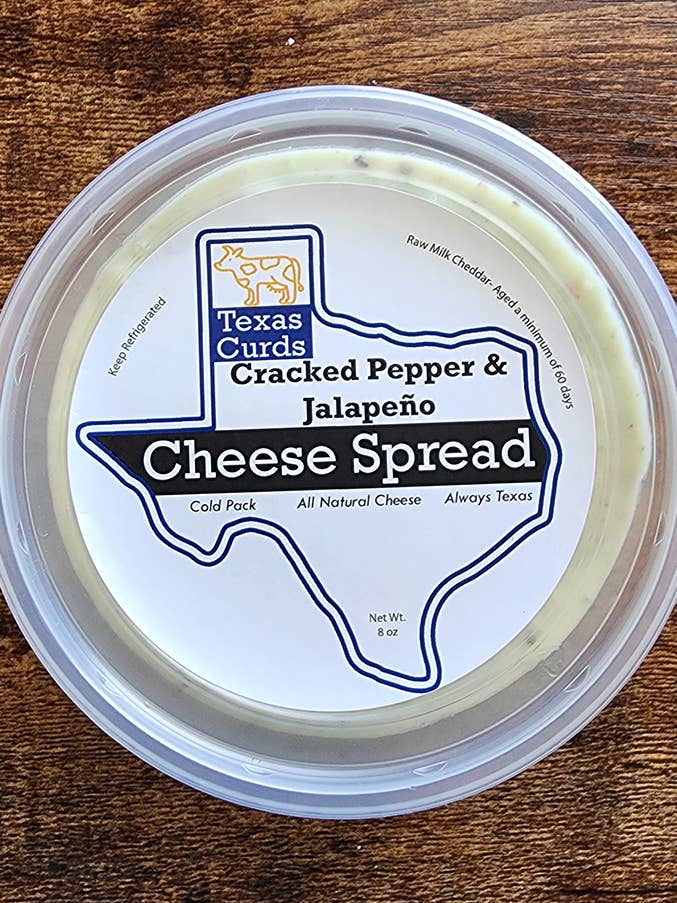 Pepper & Jalapeno Cheese Spread for wholesale by Texas Curds