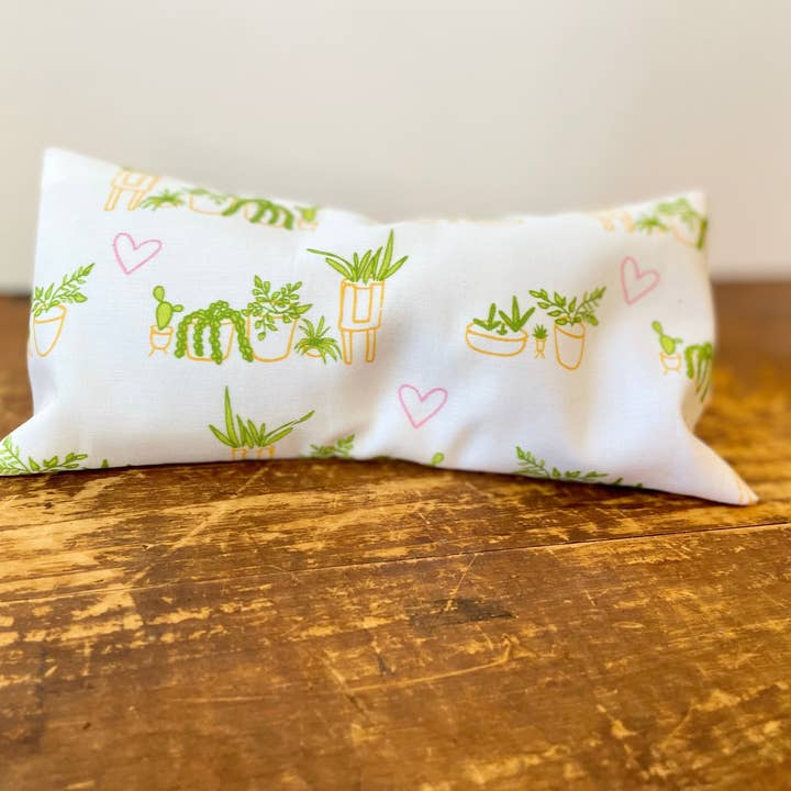 Krukväxt Kärlek Doftande Serenity Ekologisk Ögonkudde (Vit) för wholesale av UpRoot Design Studio