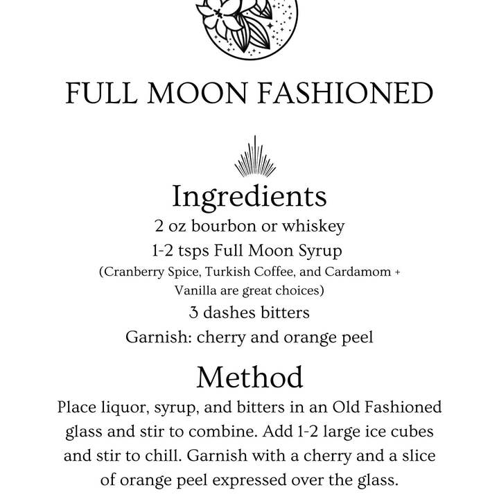 Full Moon - Vendita all'ingrosso Mix/sciroppo per cocktail - Sciroppo semplice al caffè turco6