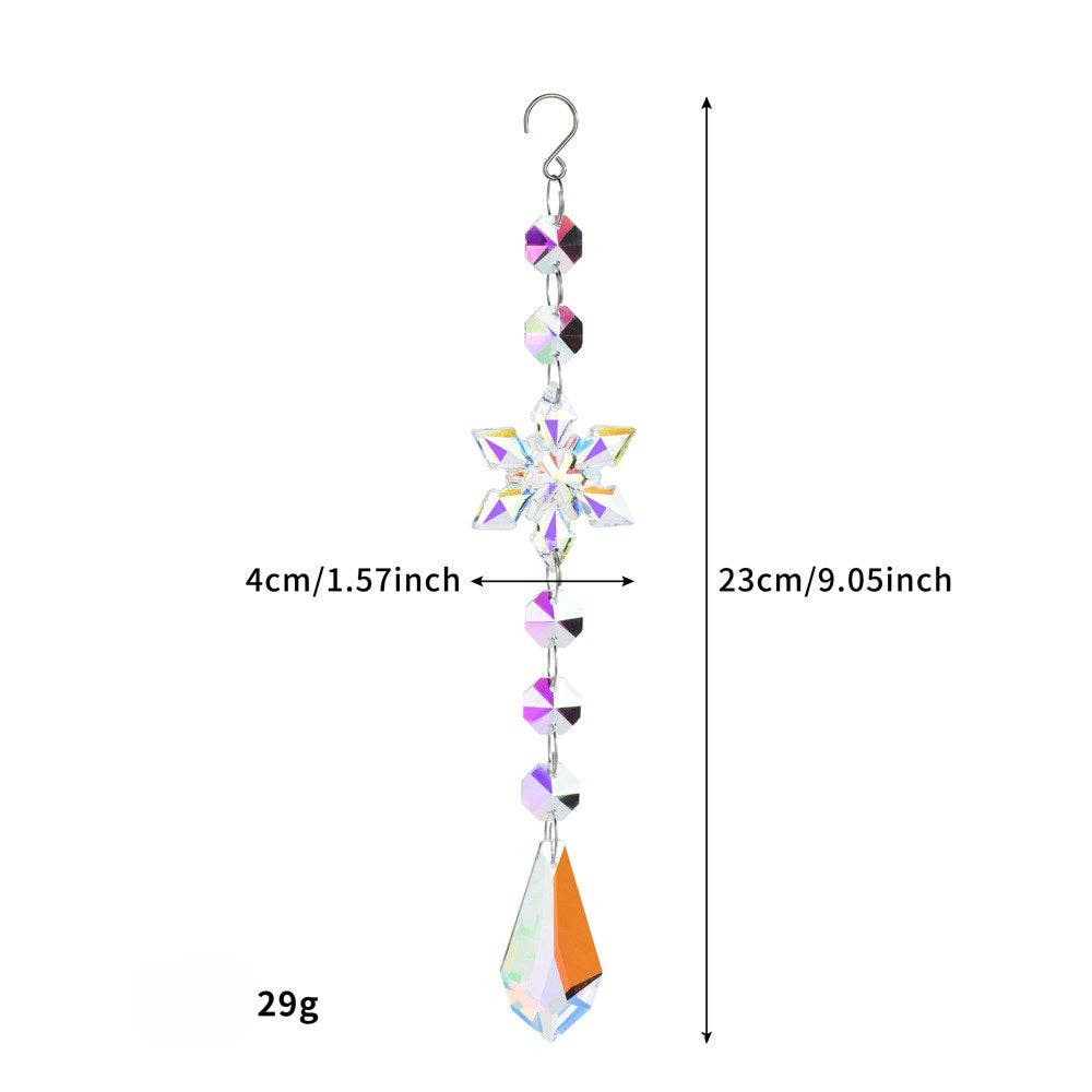 Dipped Shop - Wholesale Suncatcher - Snowflakes Crystal Holiday Home Hangings DP25A9321