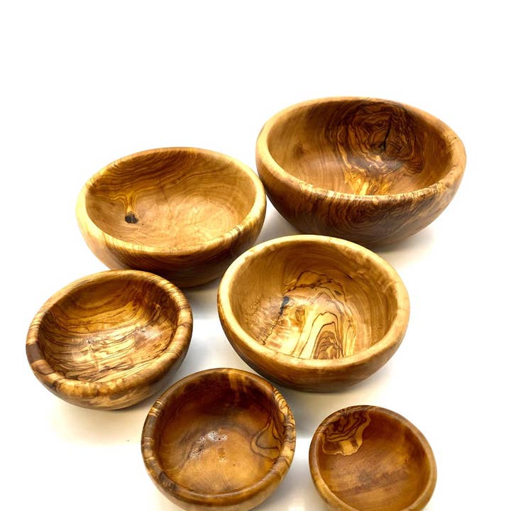 olivenholz-erleben - Wholesale Bowl - Round bowls, set of 66