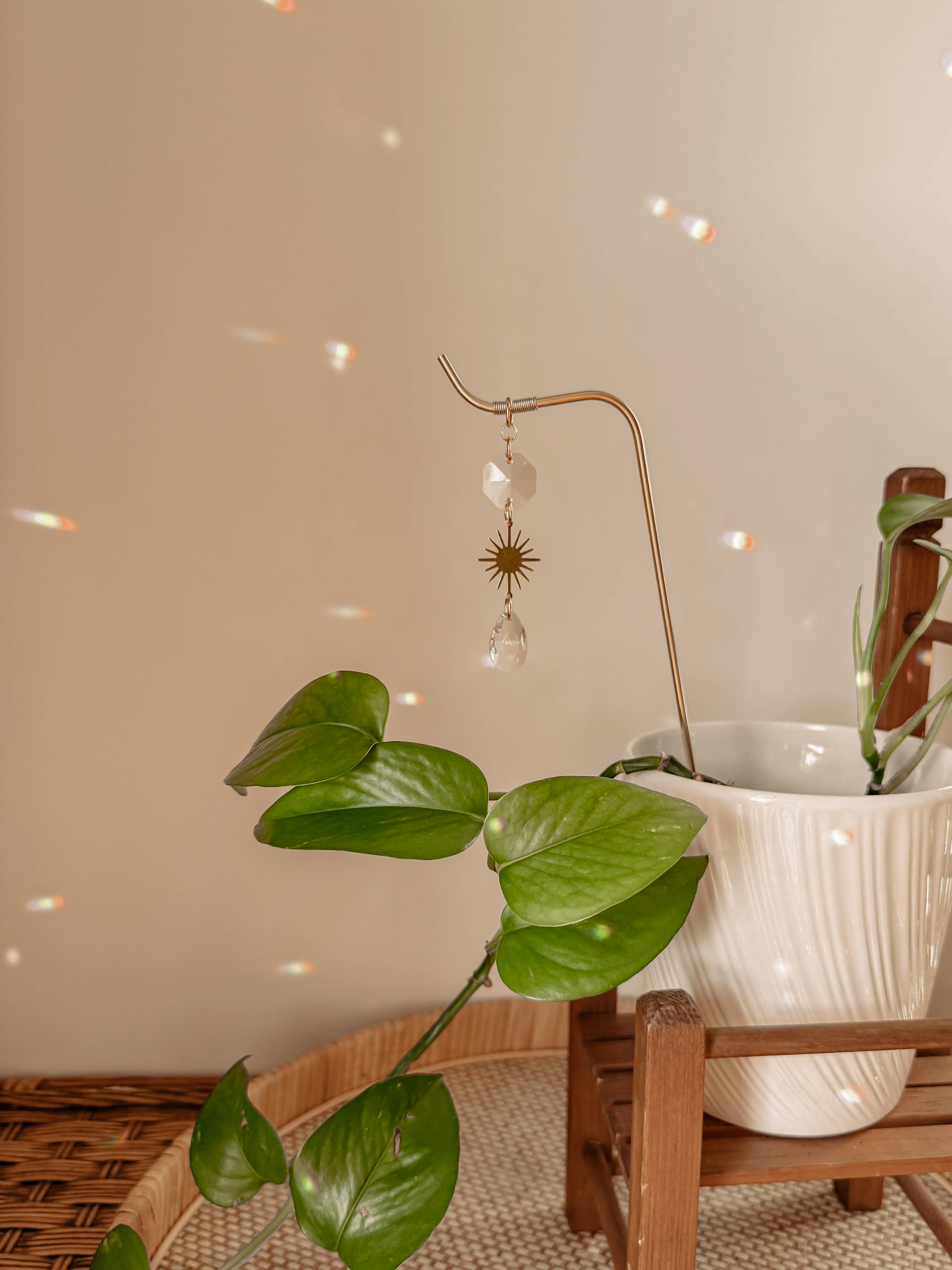 Meraki The Studio Co. - Wholesale Garden/Lawn Stake - Plant Stake | Suncatcher + Sun Charm | Houseplant Accessory1