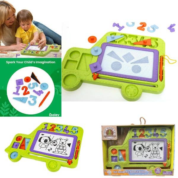 St. Louis Wholesale LLC - Wholesale Toy Set - Kids - Roo Crew - 16" Doodle Board - STEM Learning - The Magnetic