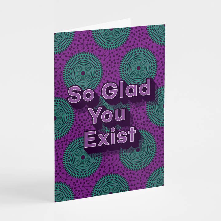 Shaven Raven Designs - Wholesale Everyday Greeting Card - So Glad You Exist - Greeting Card0