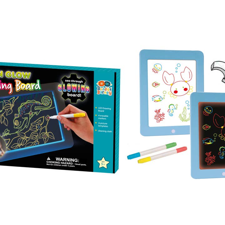 Neon Glow Drawing Board LED for wholesale by Buddy and Barney LLC