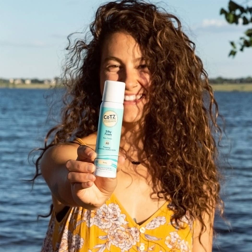 cotz silky foam spf 30